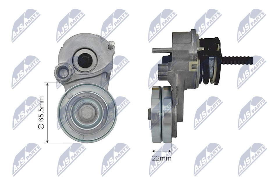 NTY RNK-PL-027 Spannrolle, Keilrippenriemen