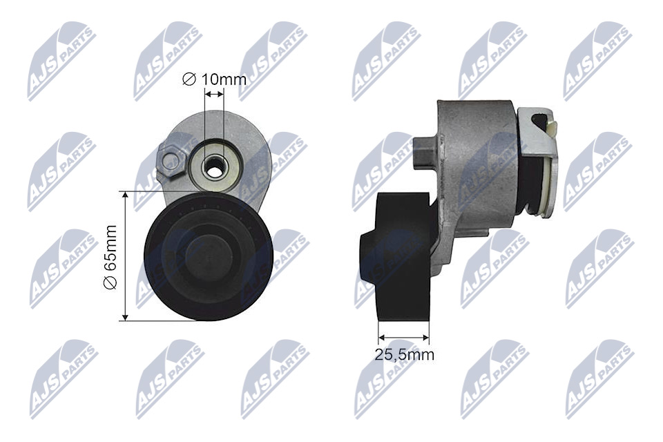 NTY RNK-RE-019 Spannrolle, Keilrippenriemen