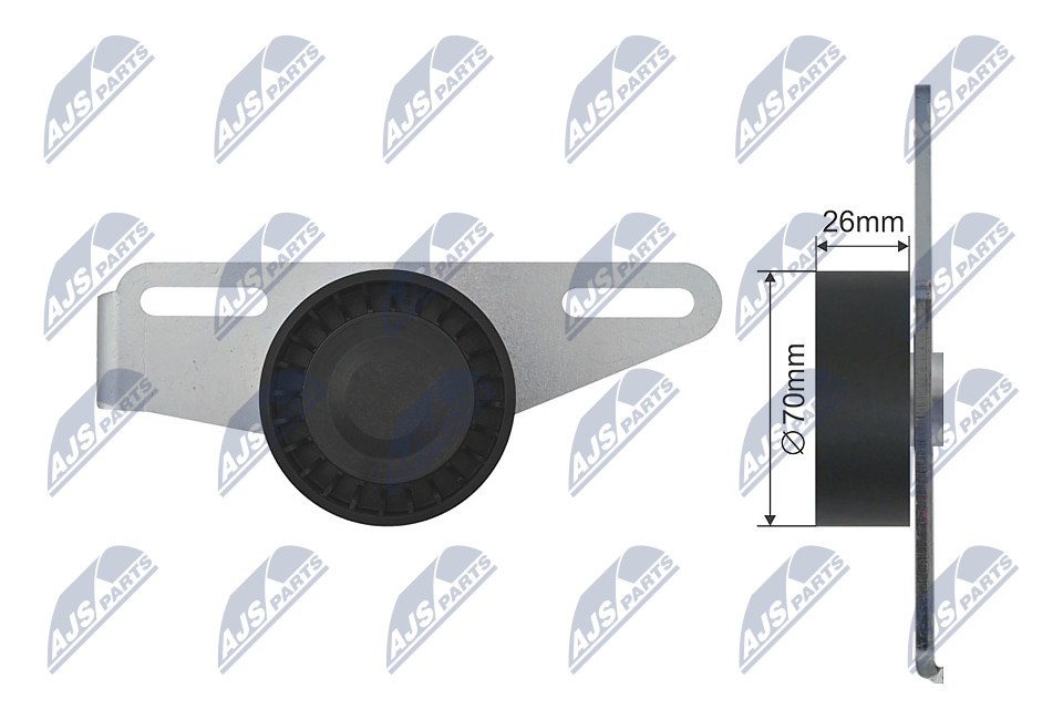 NTY RNK-RE-021 Spannrolle, Keilrippenriemen