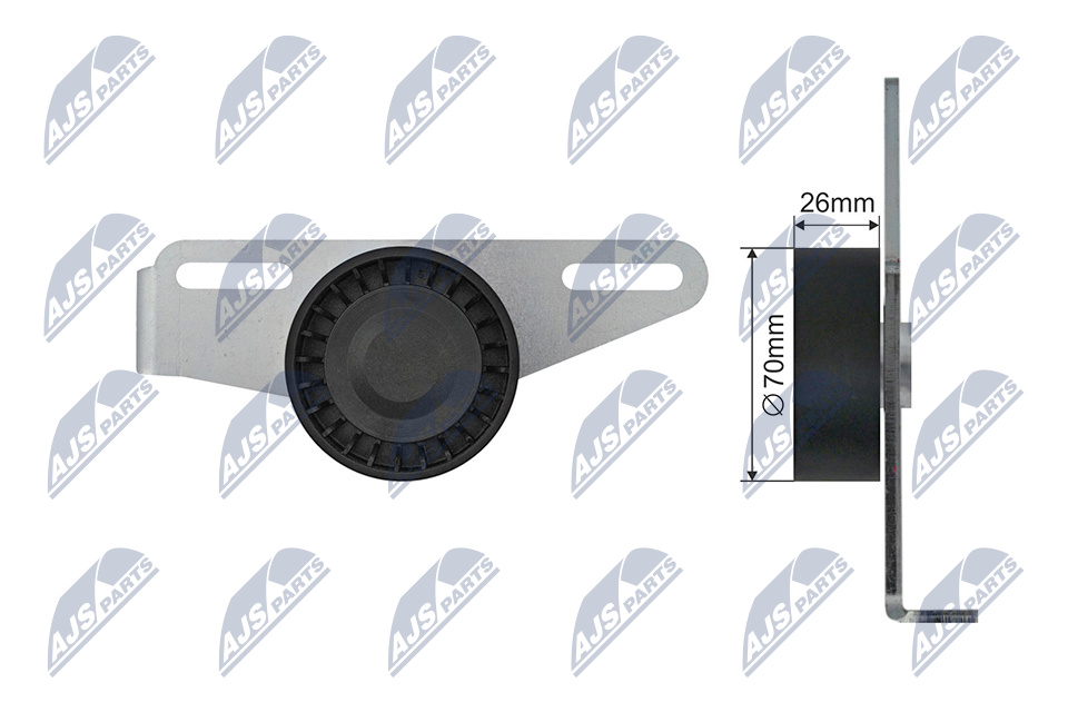 NTY RNK-RE-030 Spannrolle, Keilrippenriemen