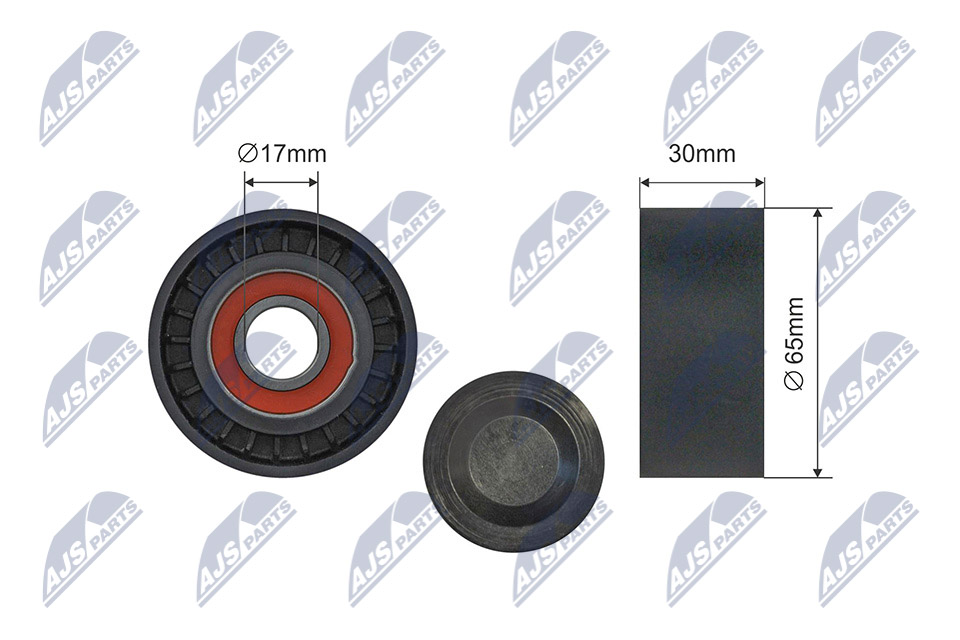 NTY RNK-RE-043 Spannrolle, Keilrippenriemen