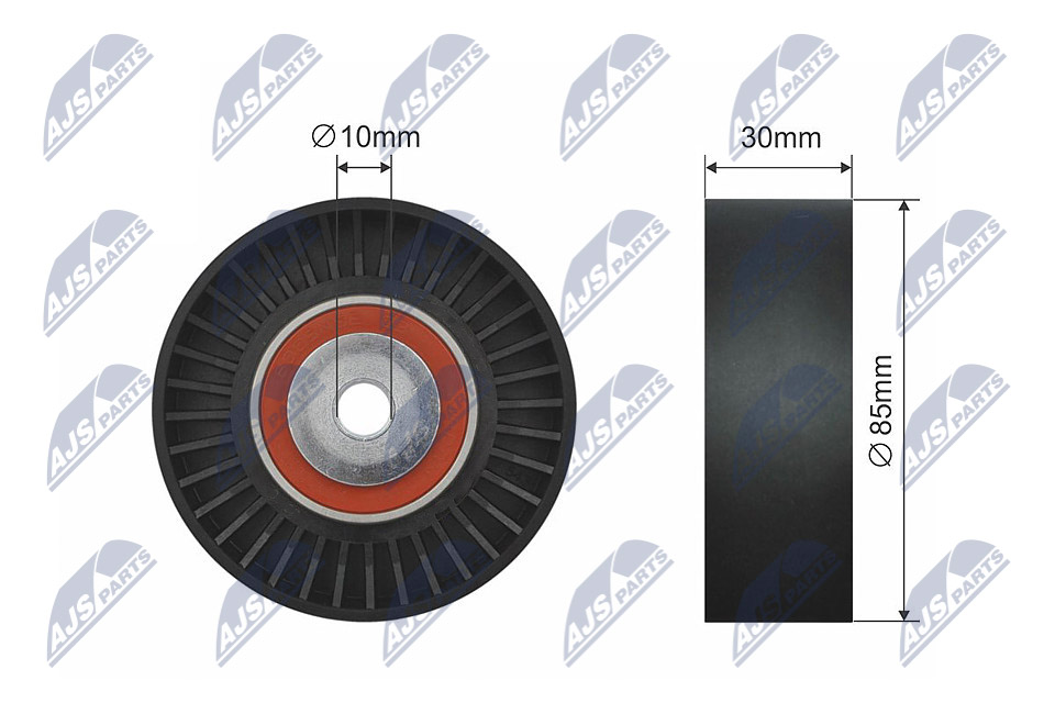 NTY RNK-SB-002 Паразитный / ведущий ролик, поликлиновой ремень