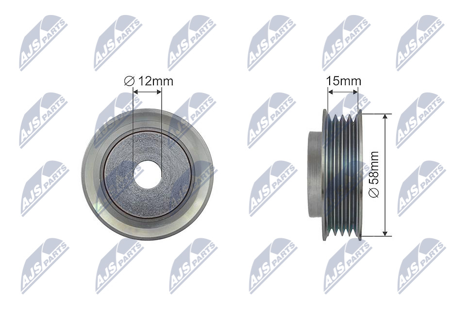 NTY RNK-SU-009 Spannrolle, Keilrippenriemen