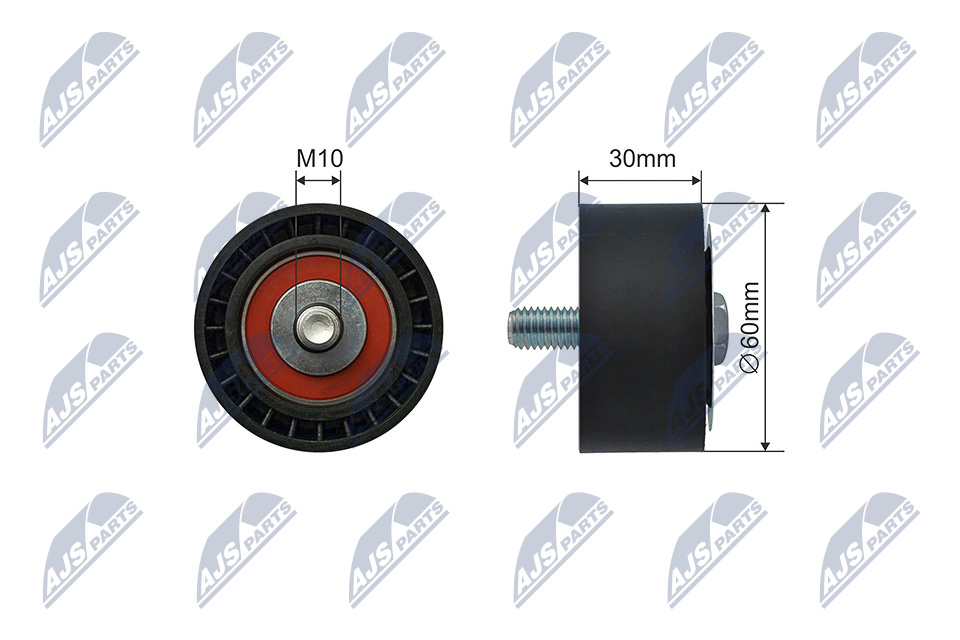 NTY RNK-SU-013 Spannrolle, Keilrippenriemen