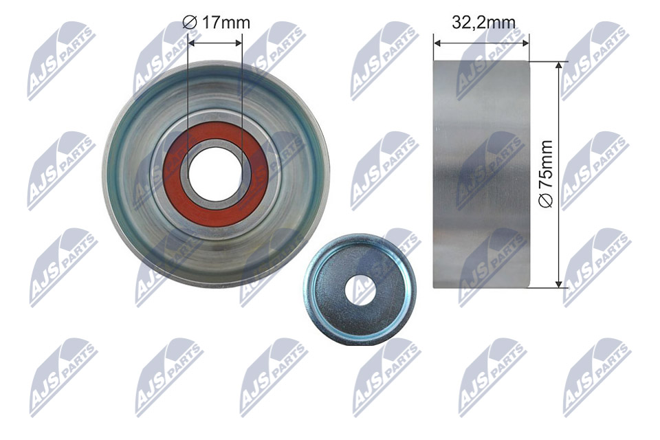 NTY RNK-TY-016 Spannrolle, Keilrippenriemen