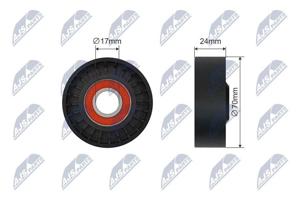 NTY RNK-VV-008 Spannrolle, Keilrippenriemen