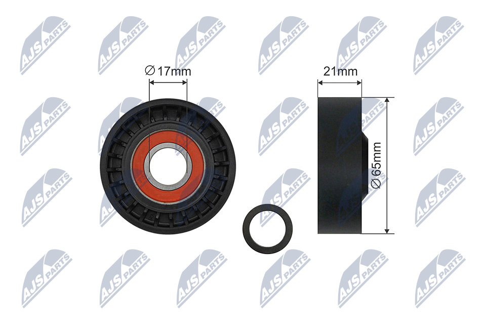 NTY RNK-VV-014 Spannrolle, Keilrippenriemen