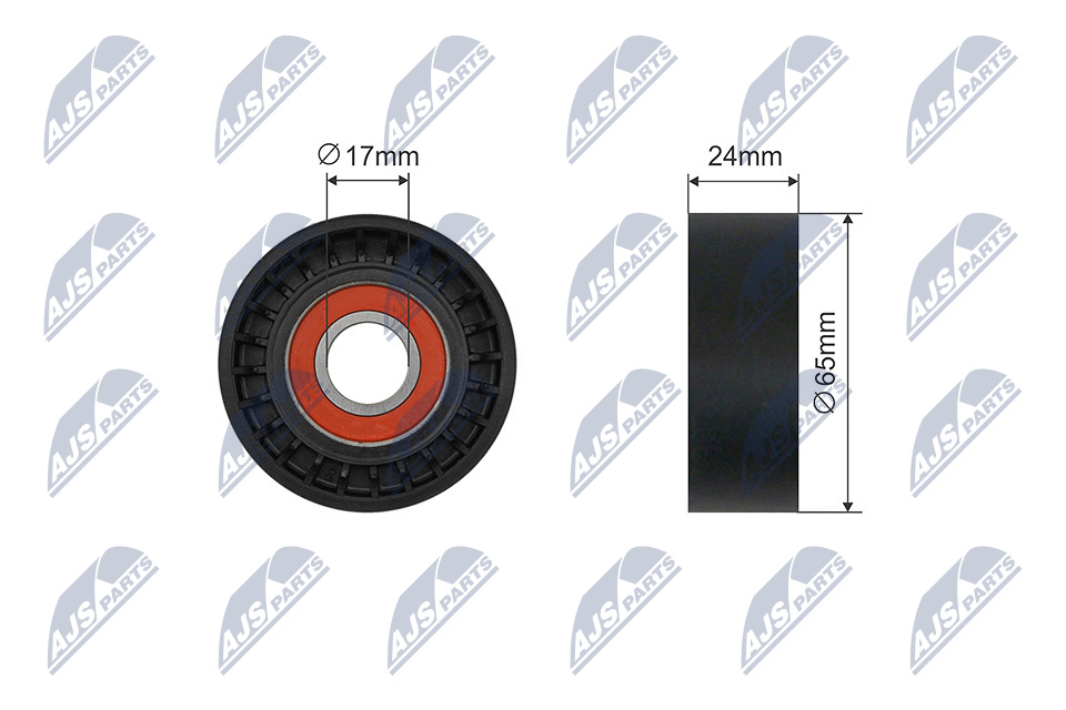 NTY RNK-VV-018 Spannrolle, Keilrippenriemen