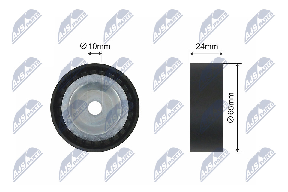 NTY RNK-VW-013 Spannrolle, Keilrippenriemen
