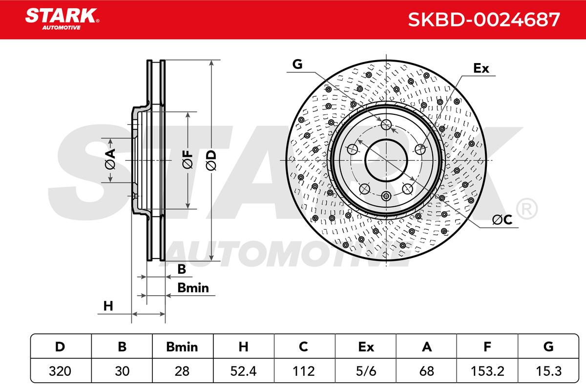 Stark SKBD-0024687 Disc frana