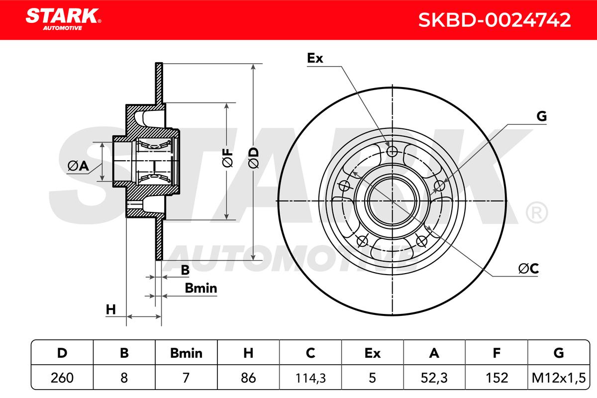 Stark SKBD-0024742 Disc frana