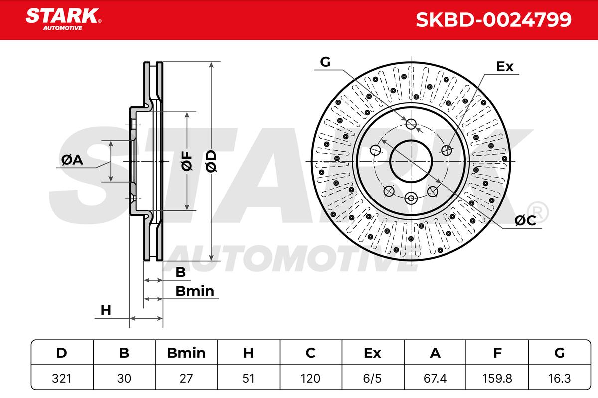 Stark SKBD-0024799 Disc frana