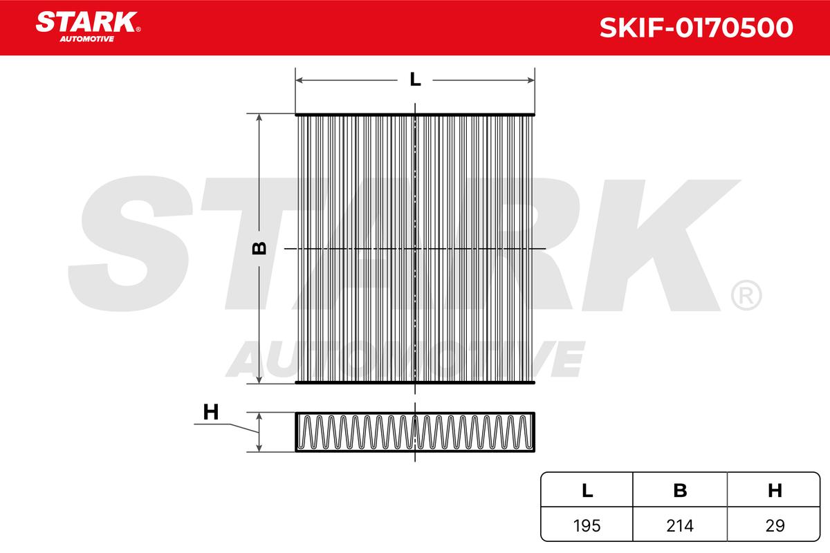 Stark SKIF-0170500 Filtru, aer habitaclu