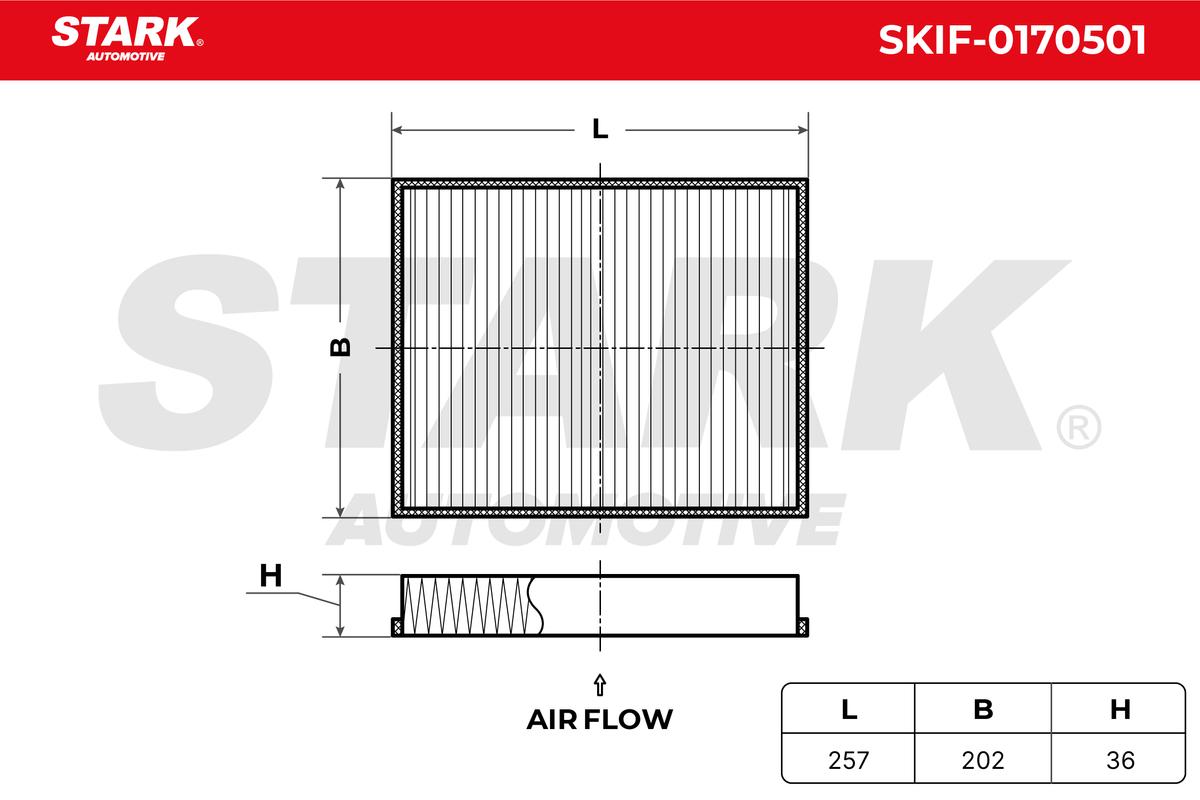 Stark SKIF-0170501 Filtru, aer habitaclu