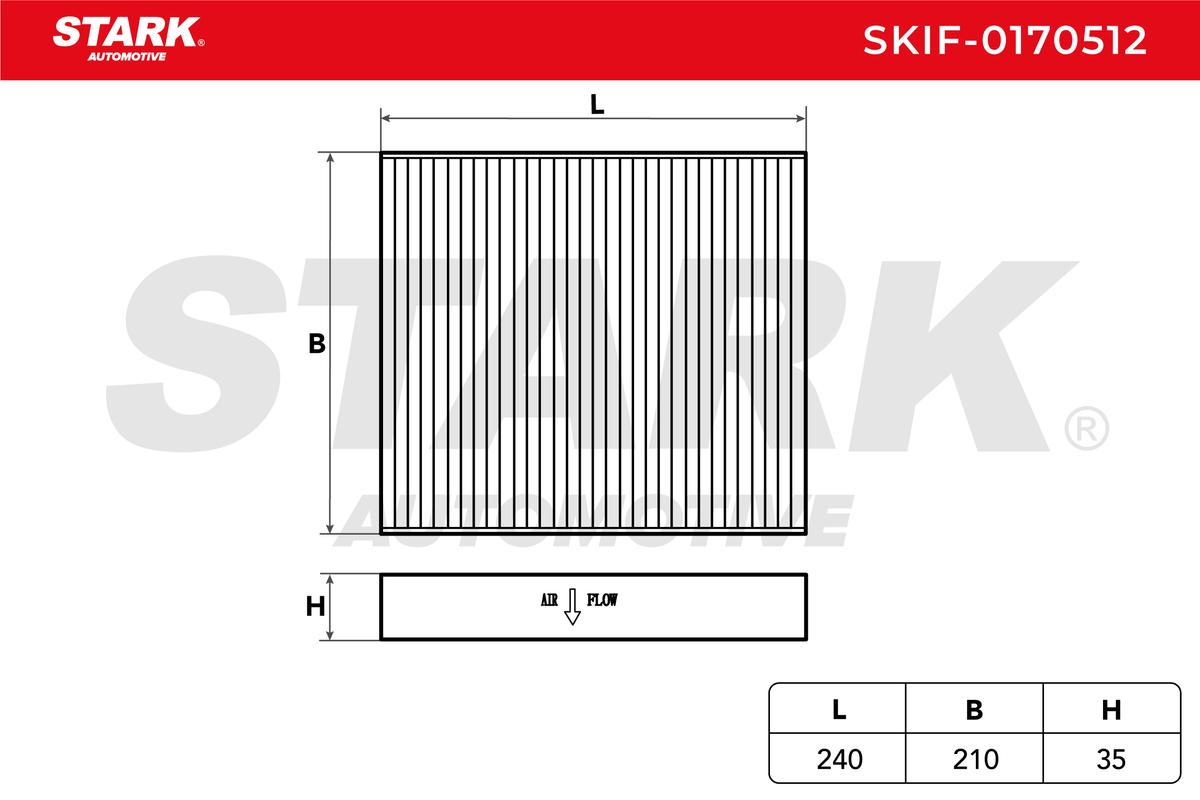 Stark SKIF-0170512 Filtru, aer habitaclu
