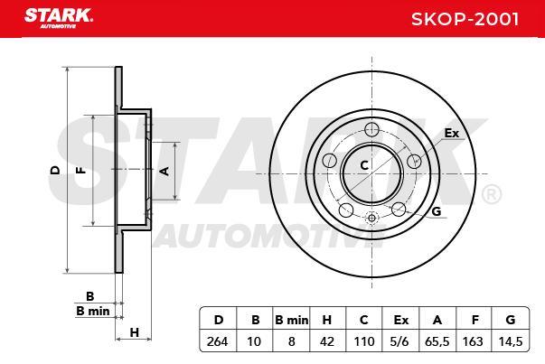 Stark SKOP-2001 Brake Disc
