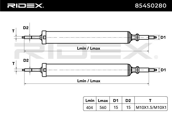 RIDEX 854S0280 Shock...