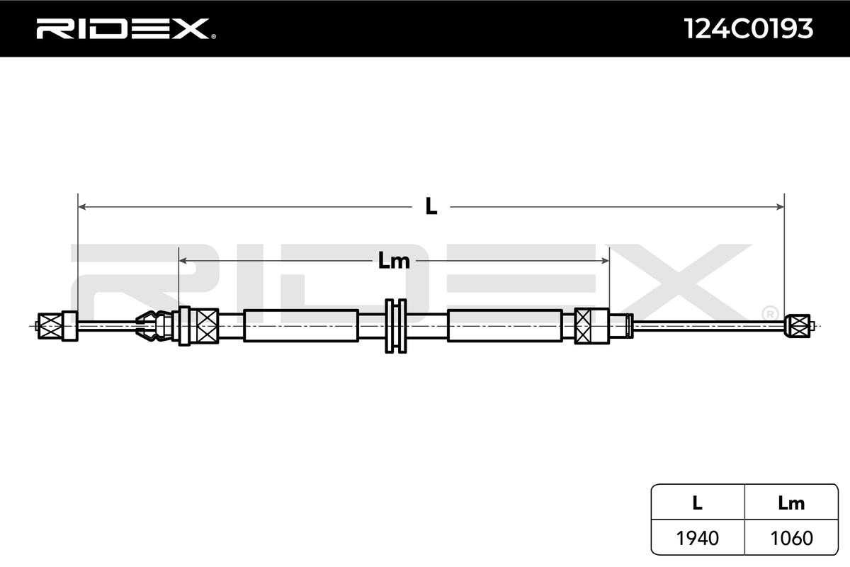 RIDEX 124C0193 Cable Pull,...