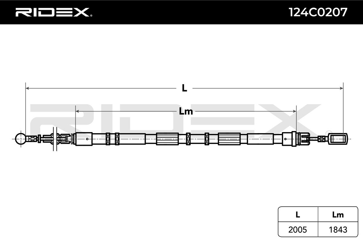 RIDEX 124C0207 Cable Pull,...