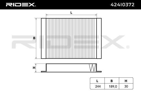 RIDEX 424I0372 Filter,...