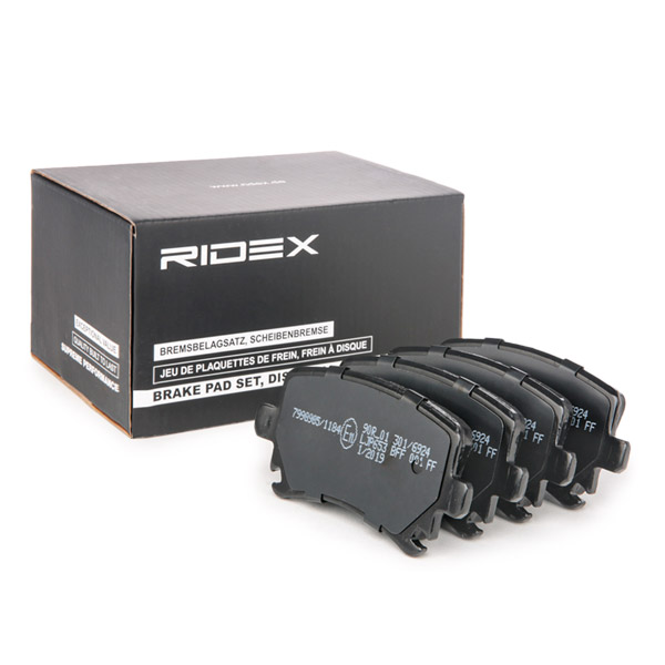 RIDEX 402B0010 Brake Pad...