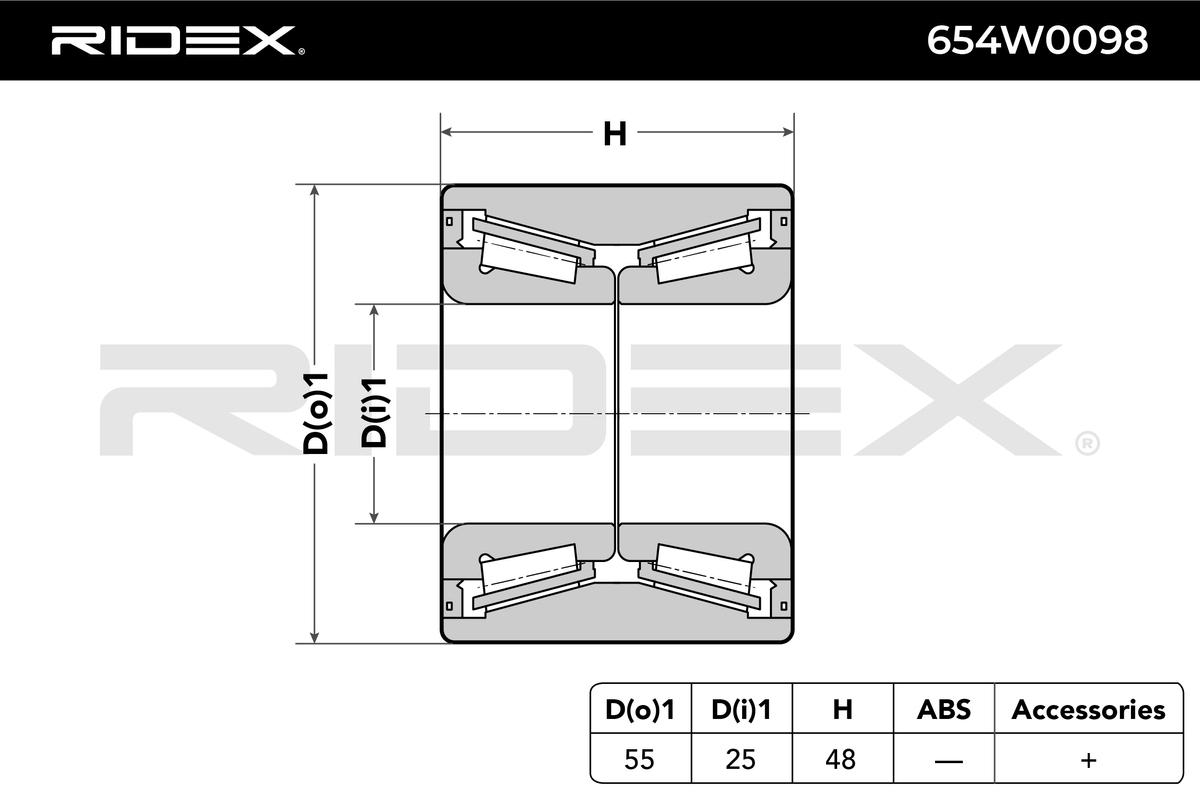RIDEX 654W0098 Wheel...