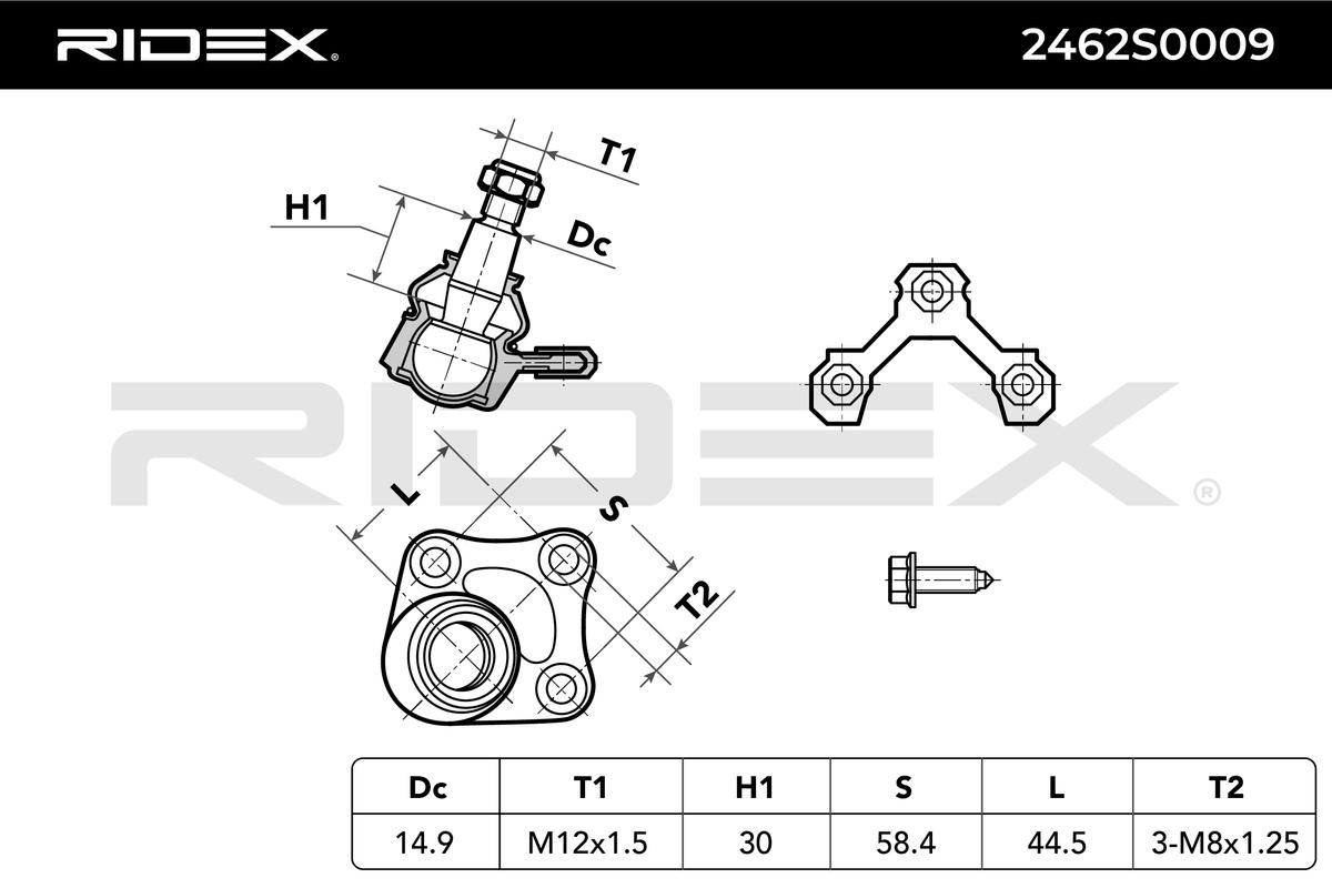 RIDEX 2462S0009 Ball Joint...