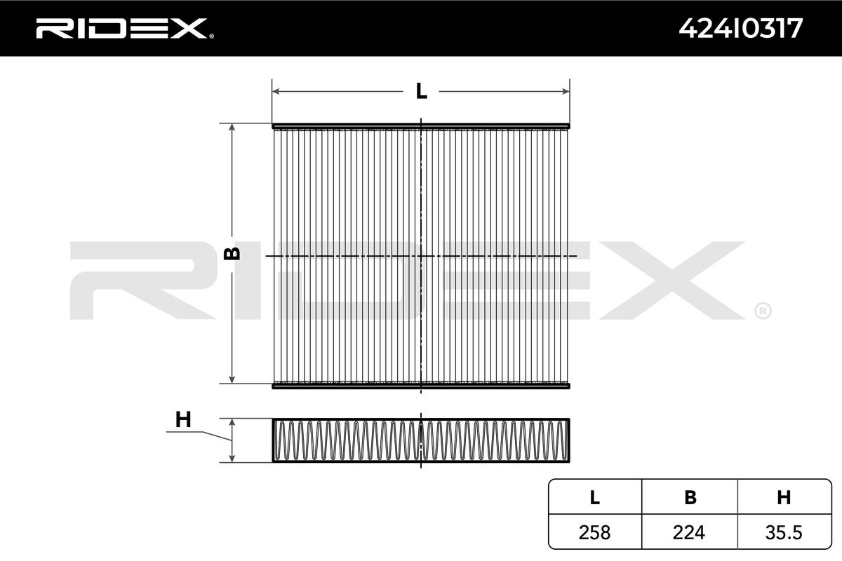 RIDEX 424I0317 Filter,...