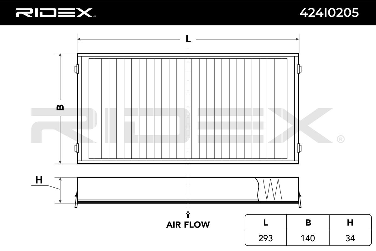 RIDEX 424I0205 Filter,...