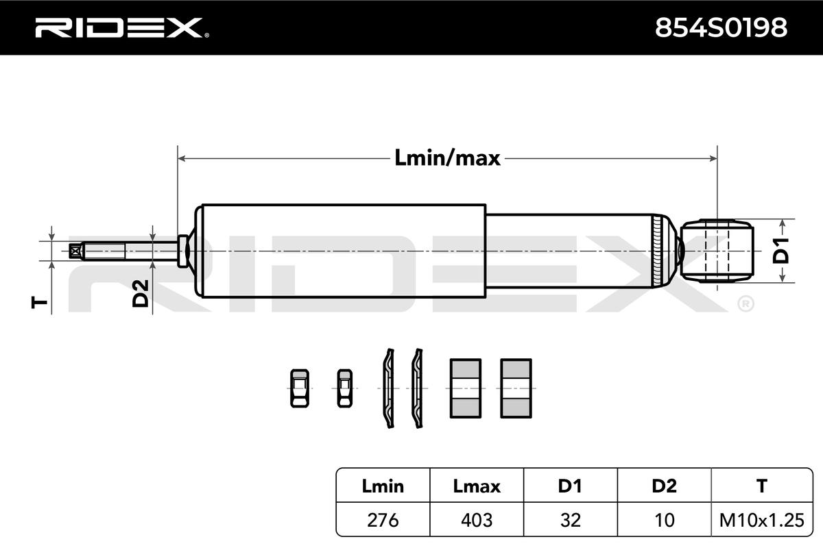 RIDEX 854S0198 Shock Absorber