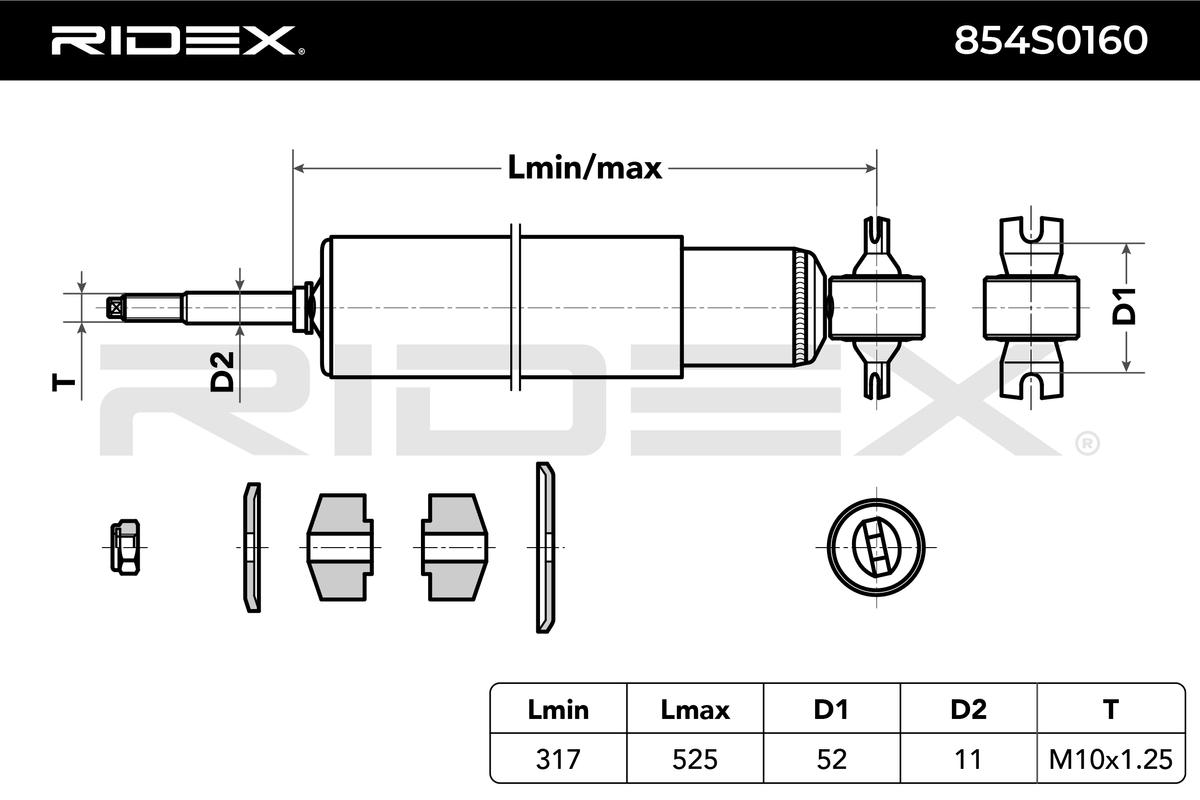 RIDEX 854S0160 Shock...