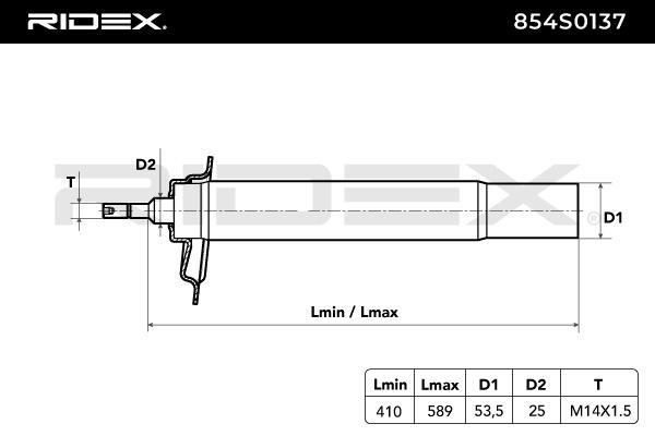 RIDEX 854S0137 Shock...