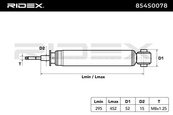 RIDEX 854S0078 Shock...