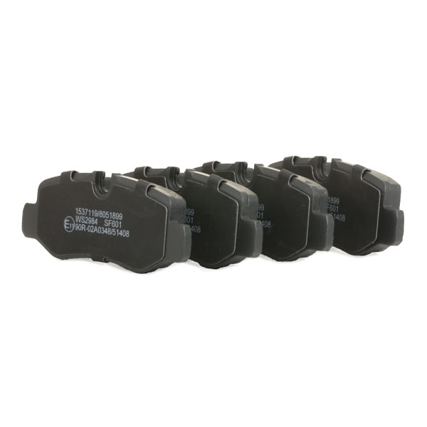 RIDEX 402B0888 Brake Pad...