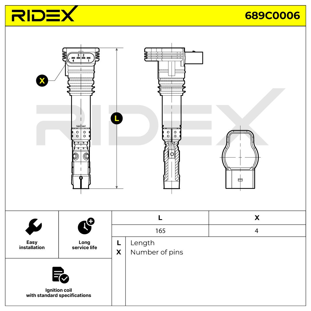 RIDEX 689C0006 Ignition...