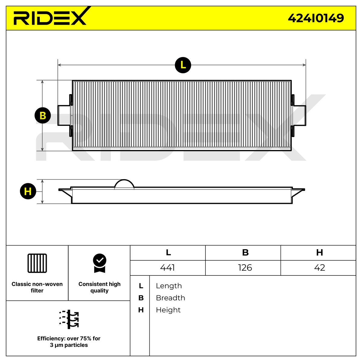RIDEX 424I0149 Filter,...