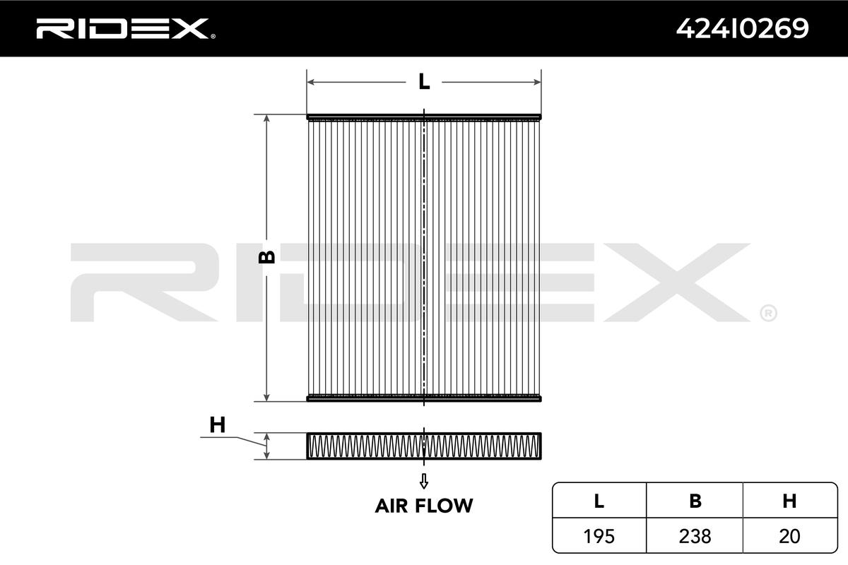 RIDEX 424I0269 Filter,...