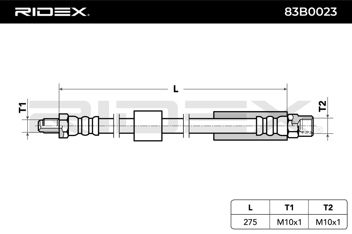 RIDEX 83B0023 Furtun frana