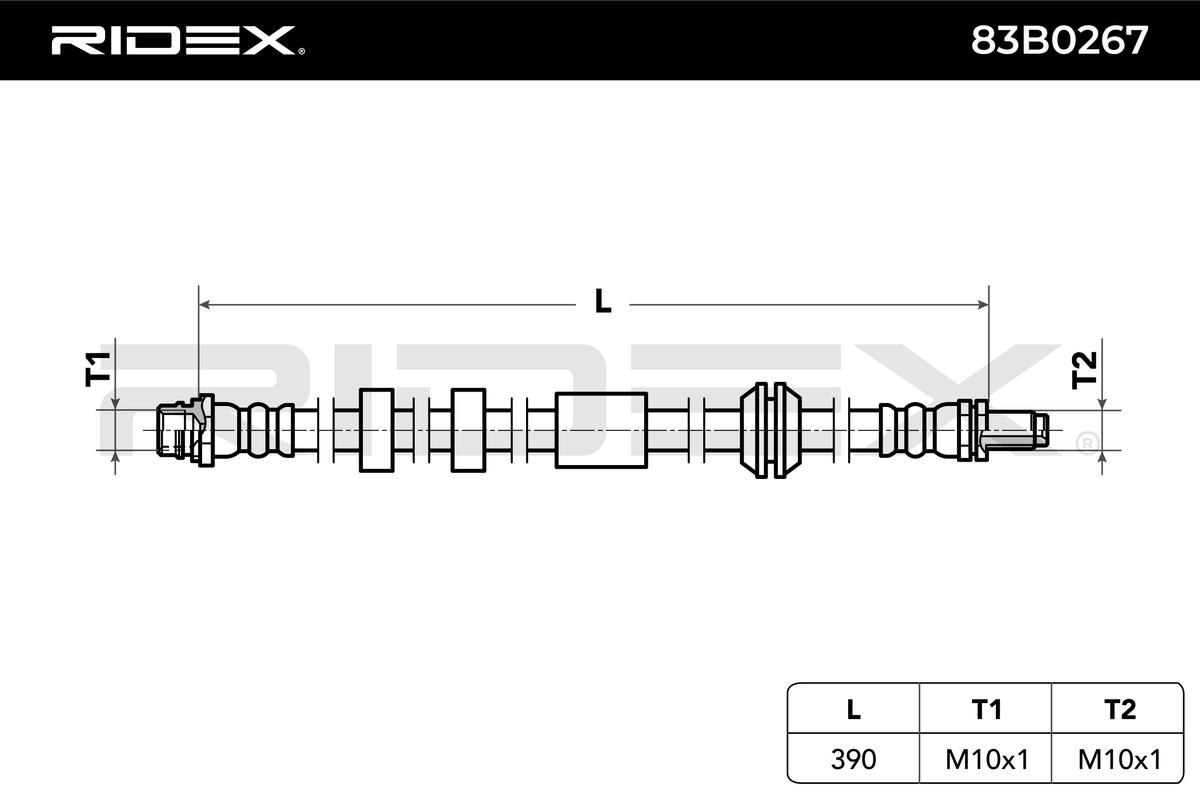 RIDEX 83B0267 Brake Hose...