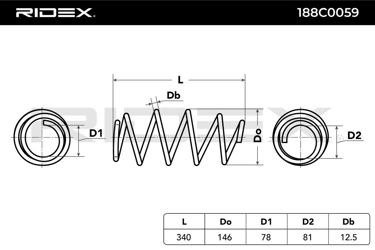 RIDEX 188C0059 Suspension...