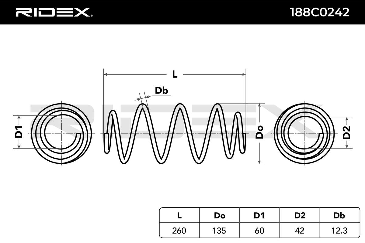 RIDEX 188C0242 Suspension...