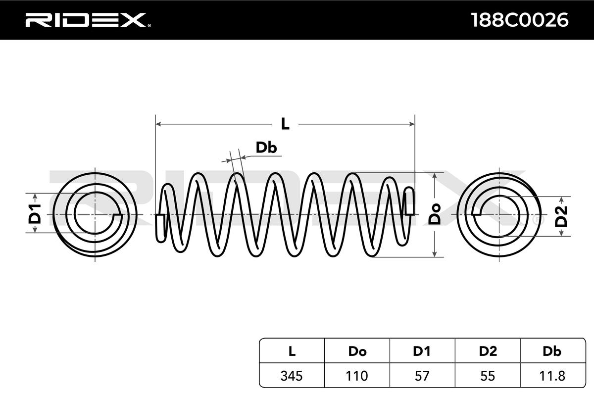 RIDEX 188C0026 Suspension...