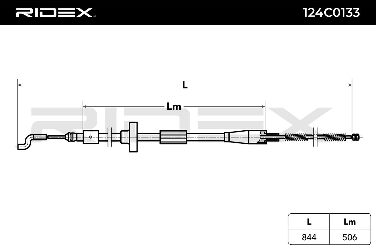 RIDEX 124C0133 Cable Pull,...