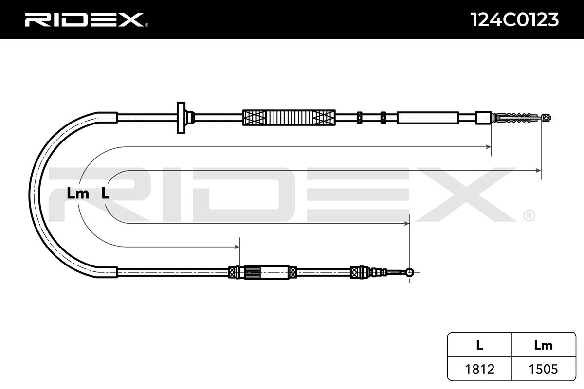 RIDEX 124C0123 Cable Pull,...