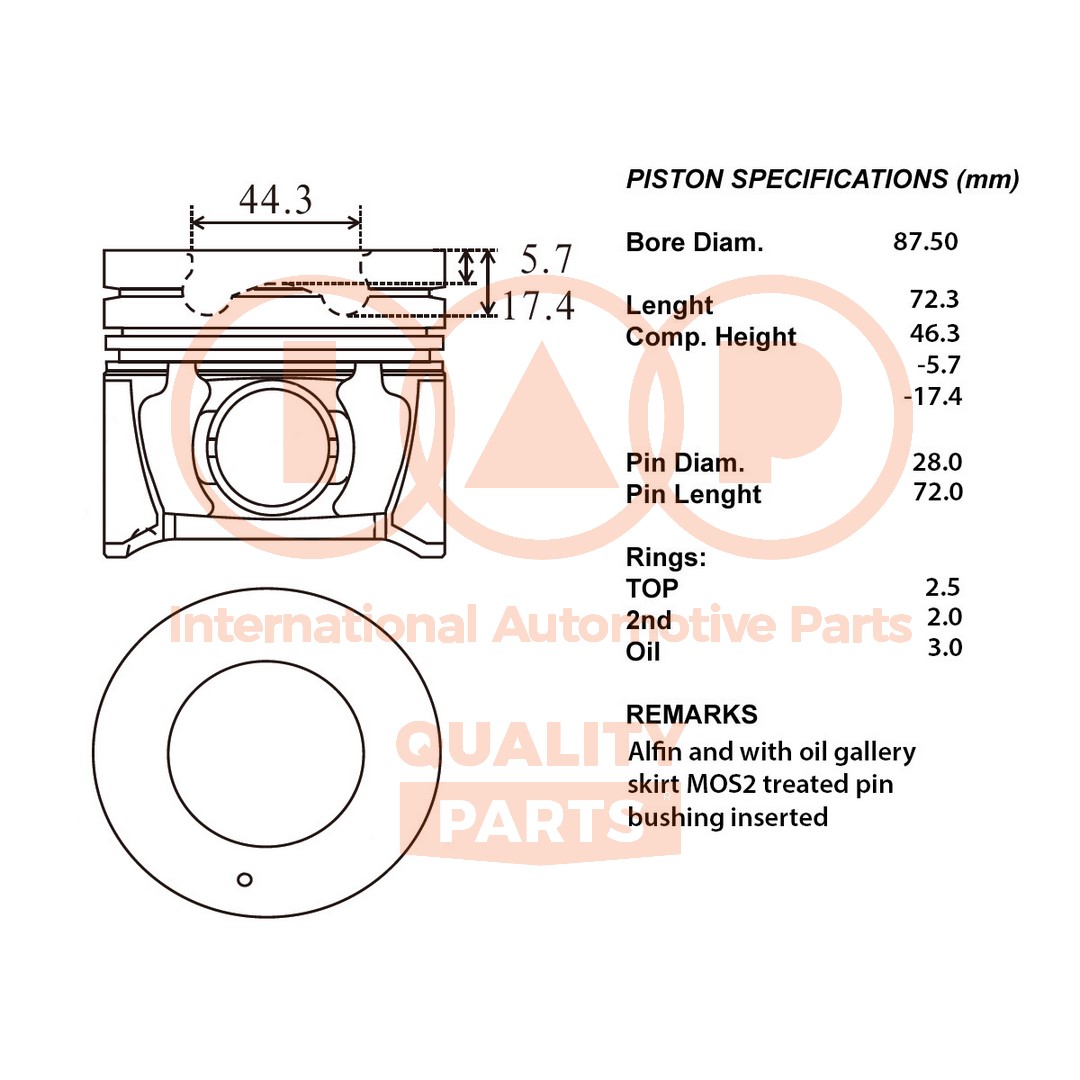 IAP QUALITY PARTS 100-07089...