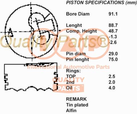 IAP QUALITY PARTS 100-12024...