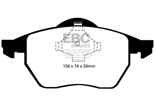 EBC Brakes DP21324 комплект...