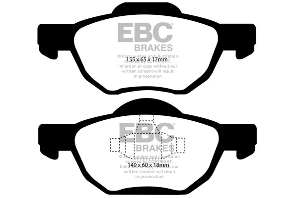 EBC Brakes DP1525 комплект...