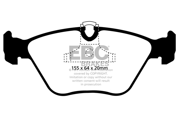 EBC Brakes DP21552 комплект...