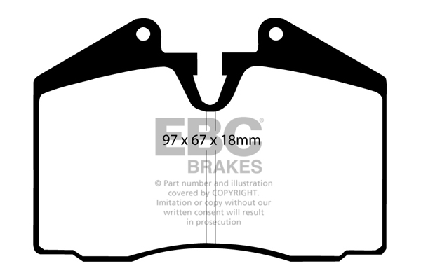 EBC Brakes DP3612C комплект...